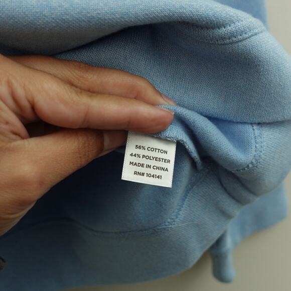 NWT Walter Hagen Mens Sweater 11 Midweight 1/4 Zip Pullover Daybreak Blue Size S - Picture 3 of 5